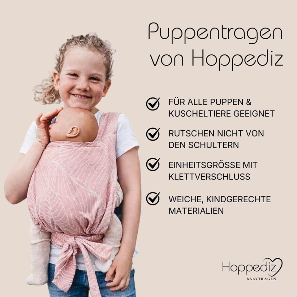 HOPPEDIZ marsupio morbido per bambole e peluche