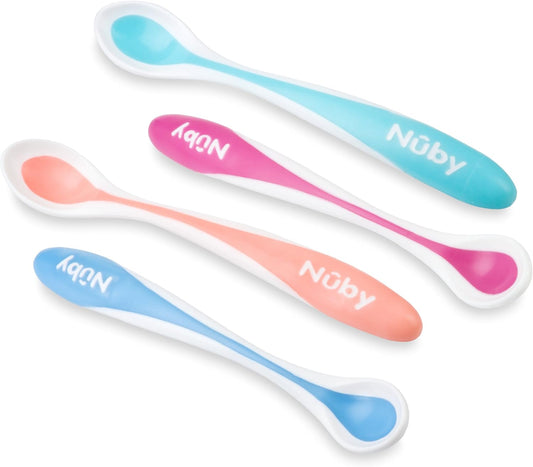 NUBY Hot Safe hőérzékelős kanálkák 3 hónapos kortól x4