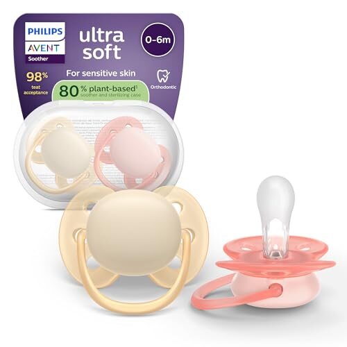 Philips Avent Ultra Soft smoczki 0-6m x2