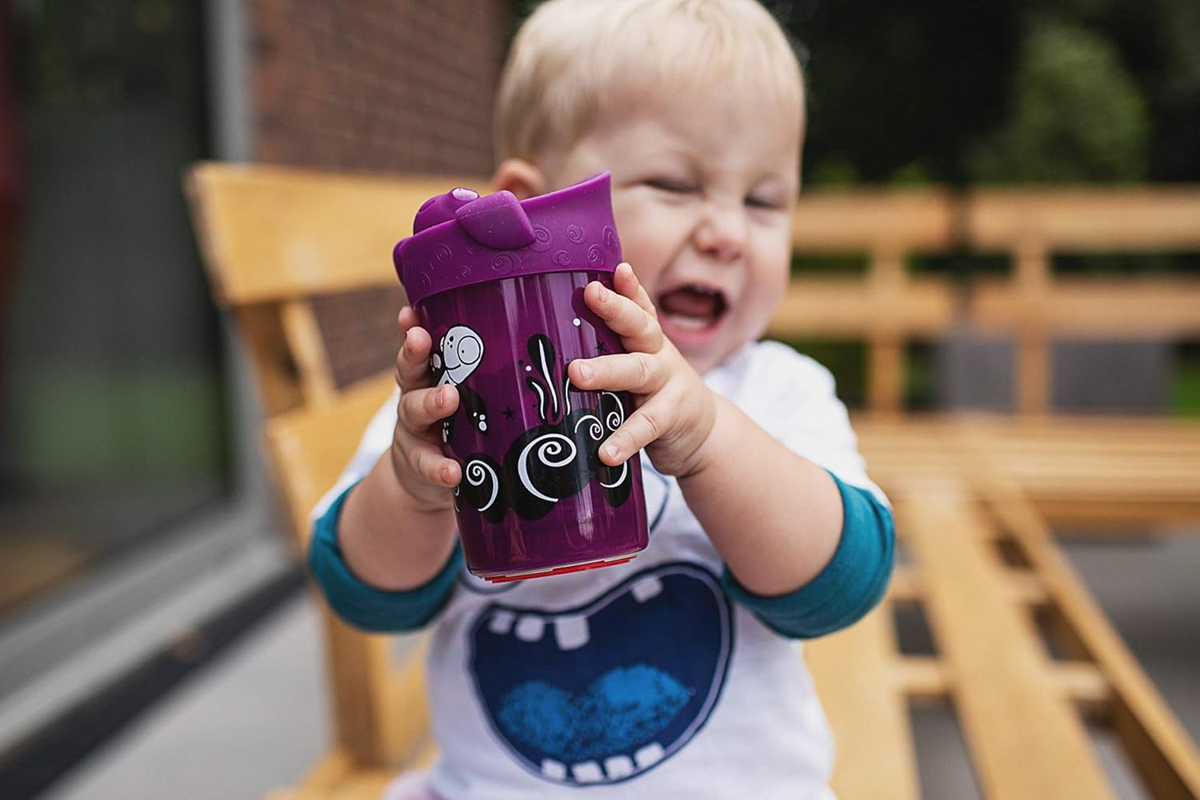TOMMEE TIPPEE No Knock-kop med drikketud 300 ml 18 m+ SKILDPADDE