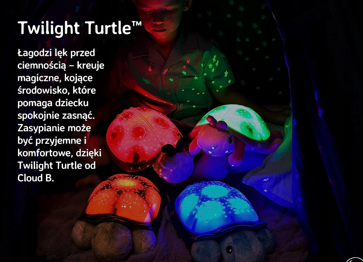 CLOUD B Twilight Turtle Nachtlicht-Sternenprojektor 17 x 30 cm