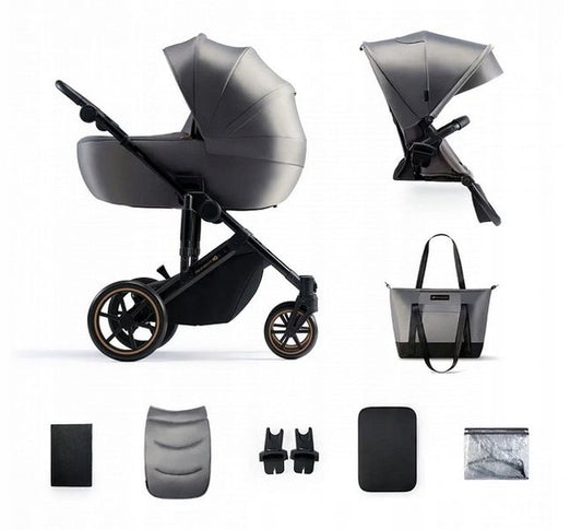 KINDERKRAFT PRIME2 2w1 wózek wielofunkcyjny do 22kg – SHADOW GREY – zdjęcie 1