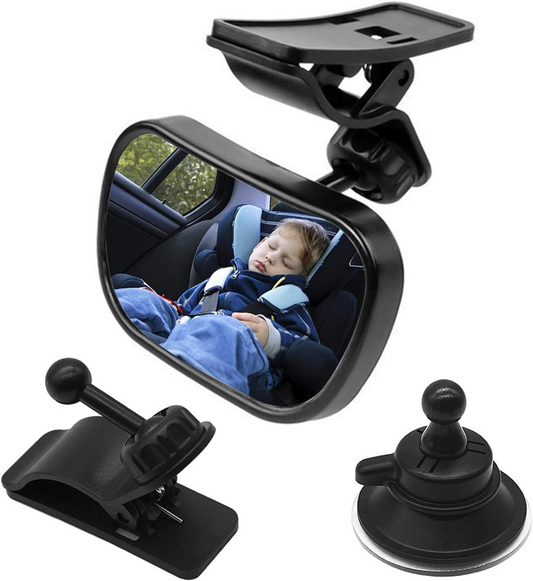 BABY VIEW MIRROR 2w1 lusterko samochodowe do obserwacji dziecka 5,5 x 8,8 cm