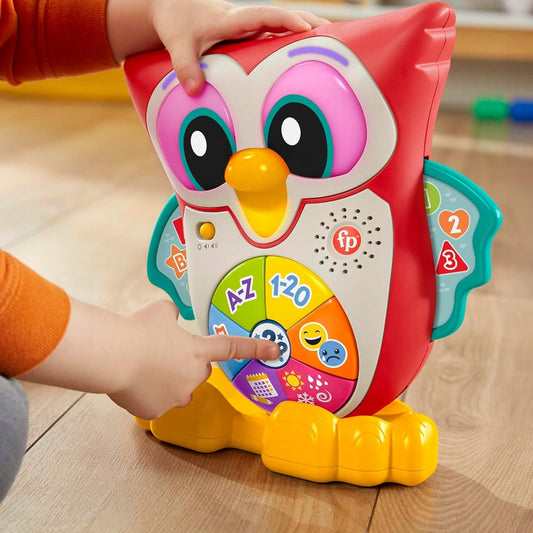 FISHER-PRICE interaktív BAGOLY fényekkel, 90 dallam, mondatok FRANCIA nyelven, 18 hónapos kortól