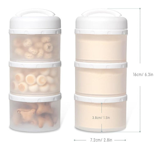 Recipientes TERMICHY para leite em pó e snacks 2 unidades 6 x 60 g