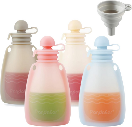 PANDAEAR Sacche per Conservazione Alimenti in silicone x4