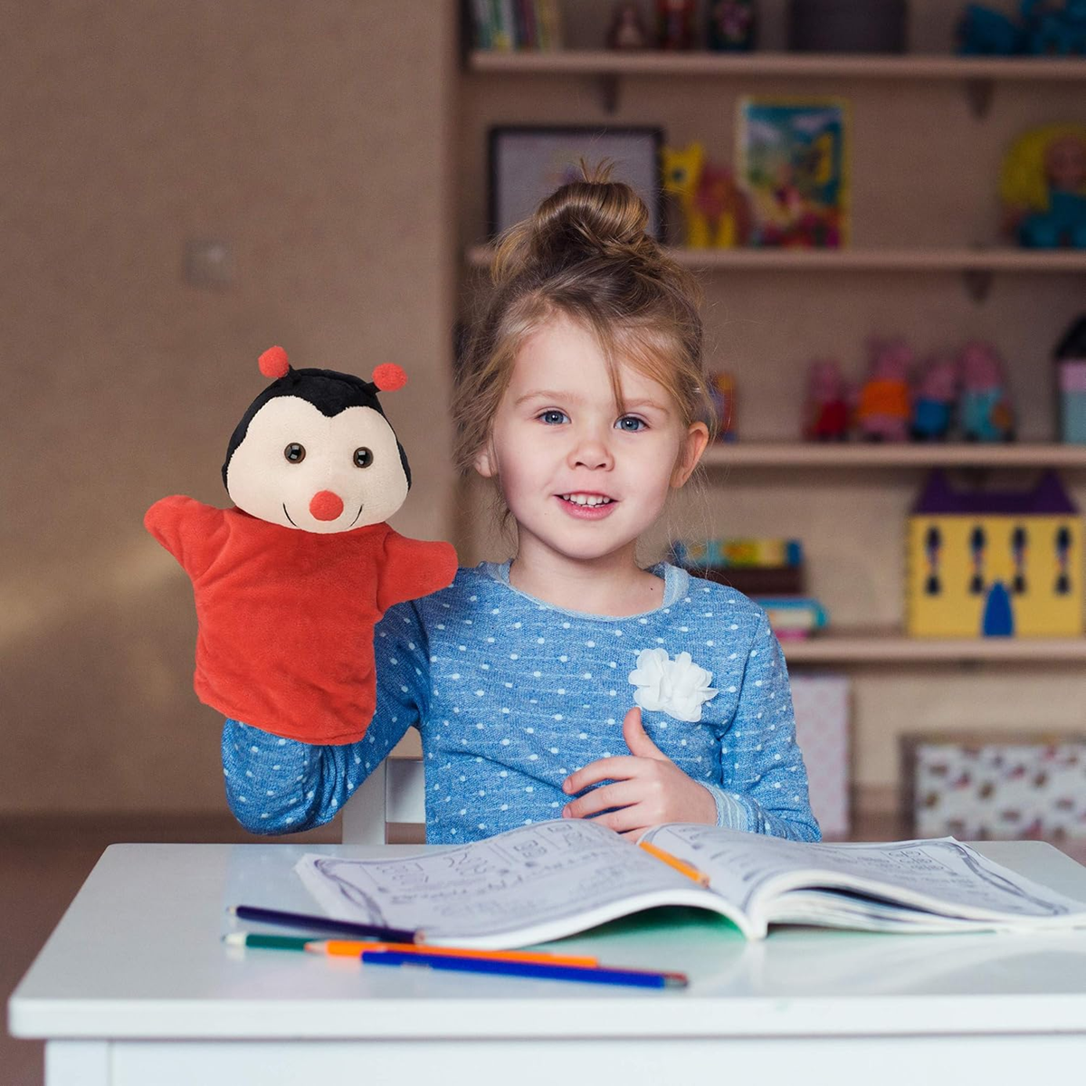 RELAXDAYS burattini di peluche per giochi di ruolo 8 personaggi