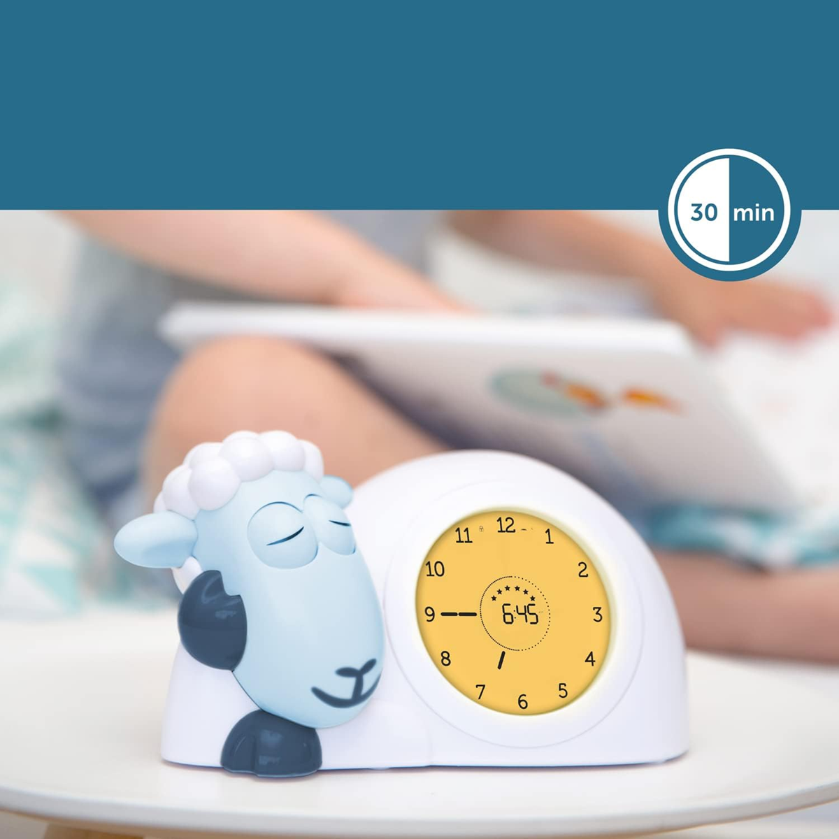 ZAZU allenatore del sonno, orologio e lampada notturna PECORA SAM