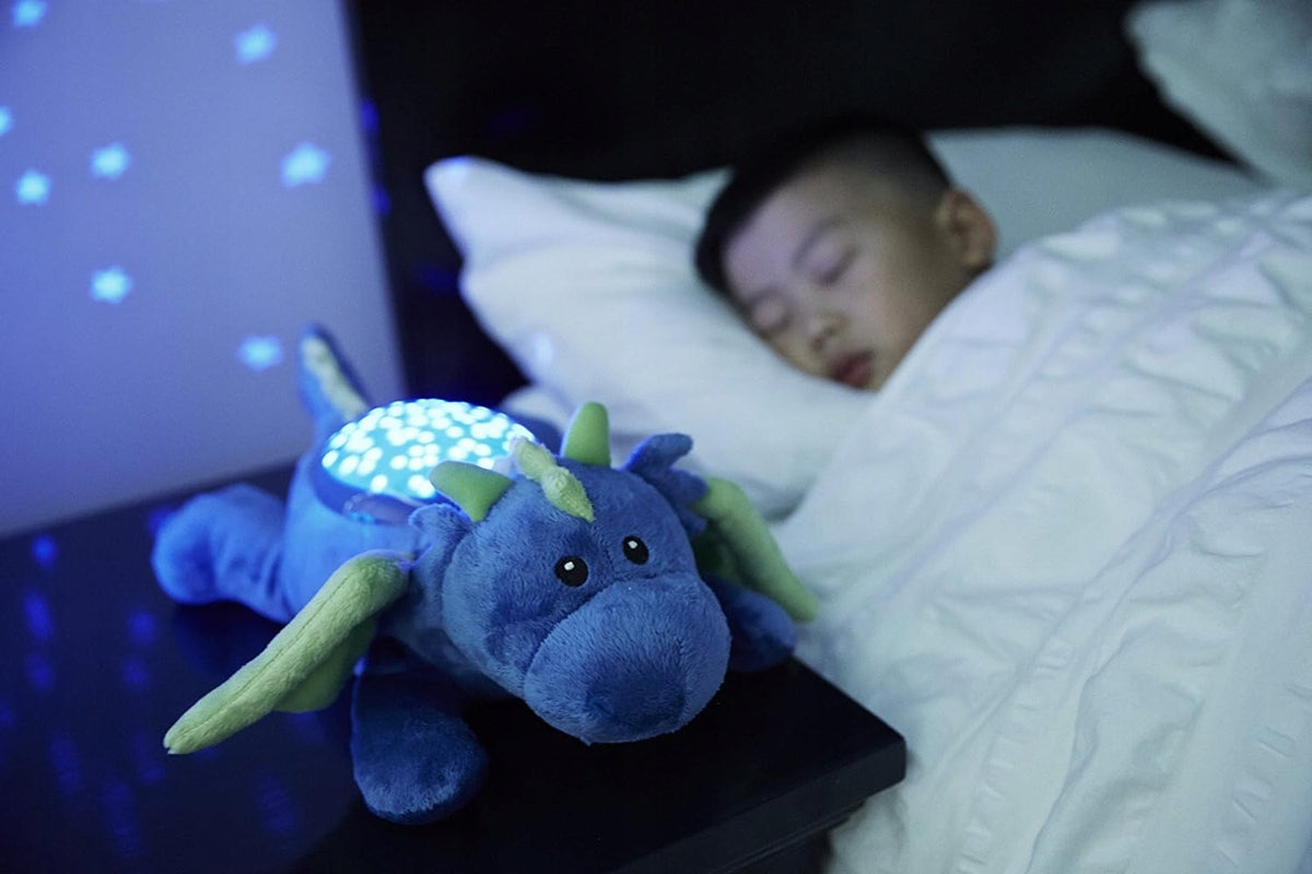 CLOUD B Twilight Buddies играчка за гушкане и проектор на звезди ДРАКОН 28 x 40 cm