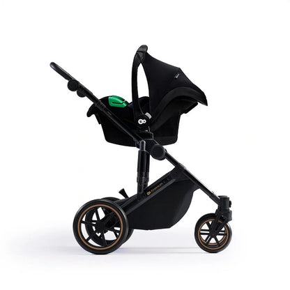 KINDERKRAFT PRIME2 PRO 3w1 wózek wielofunkcyjny do 22kg + fotelik MINK PRO – DARK GREEN – zdjęcie 2