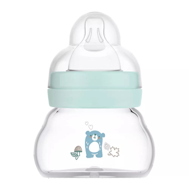 MAM Feel Good butelka szklana 90 ml 0 m+ smoczek 1