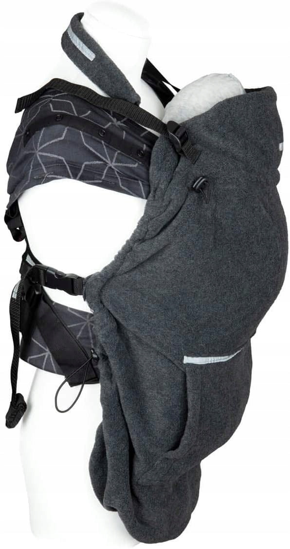 HOPPEDIZ pokrowiec polarowy na nosidełko ODBLASK