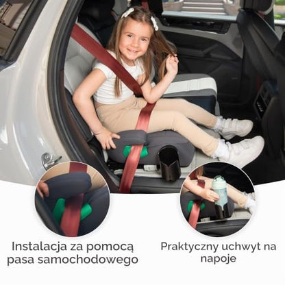 KikkaBoo i-Pop i-Size-Isofix-Sitzerhöhung 125-150 cm