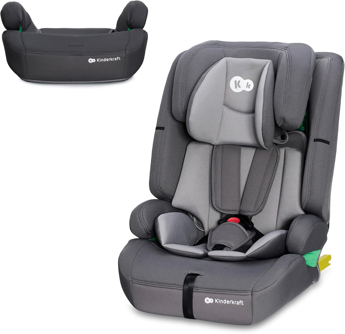 KINDERKRAFT SAFETY FIX 2 i-Size autostol 9-36kg gr 1/2/3 ISOFIX