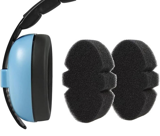 PANDAEAR cuffie antirumore protettive 0-36 mesi, 26 db + custodia
