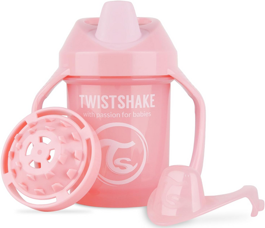 TWISTSHAKE Mini Cup tazza antigoccia con beccuccio e frullatore 230 ml 4 m+