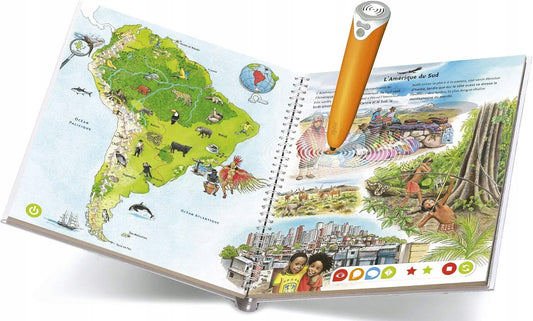 RAVENSBURGER TIPTOI atlas till den interaktiva pennan FRANSK VERSION