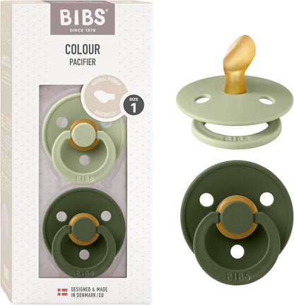 BIBS COLOUR nappar 2pack gummi 0-6 msc ANATOMISKA