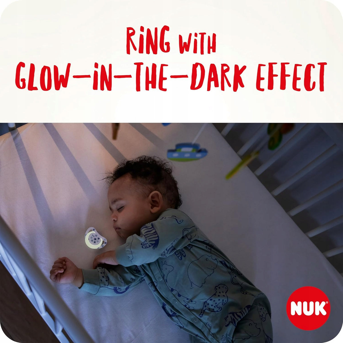NUK Space Day Night napp 18-36m