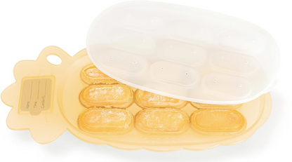HAAKAA vassoio in silicone per congelare alimenti + coperchio