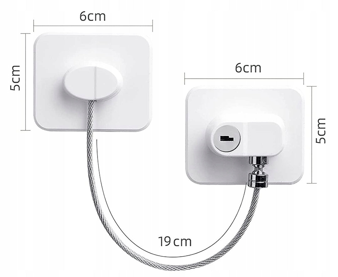 CHILD SAFETY LOCK barnsäkert lås för skåp och lådor 1 styck