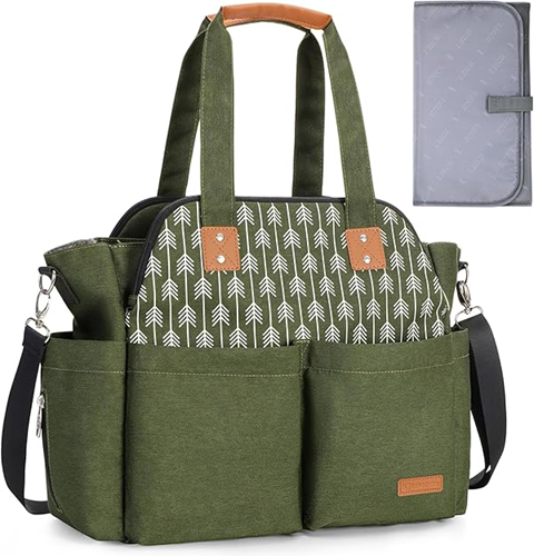 LEKEBABY borsa per passeggino + materassino per il cambio