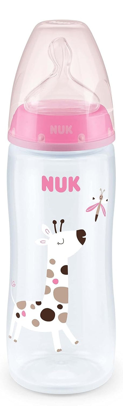 NUK First Choice+ μπιμπερό 360 ml θηλή XL 6–18 μηνών ΚΑΜΗΛΟΠΑΡΔΑΛΗ