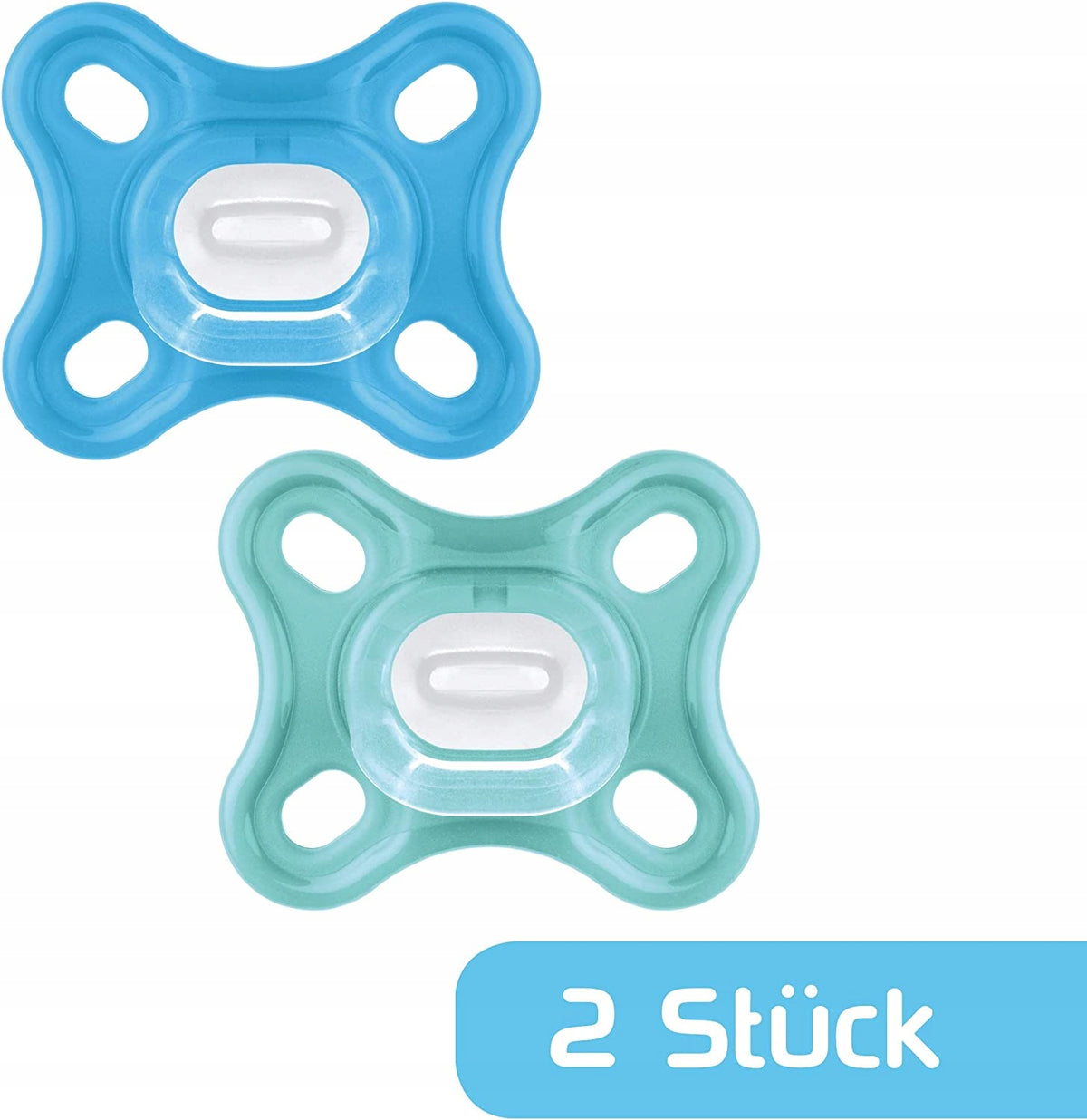 MAM COMFORT залъгалки за недоносени новородени x2 0м+