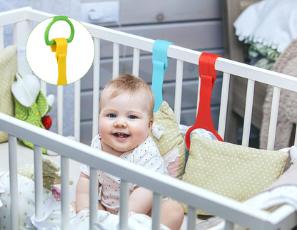 JOY PLUS maniglie in silicone per lettino che facilitano al bambino di alzarsi 4 pezzi