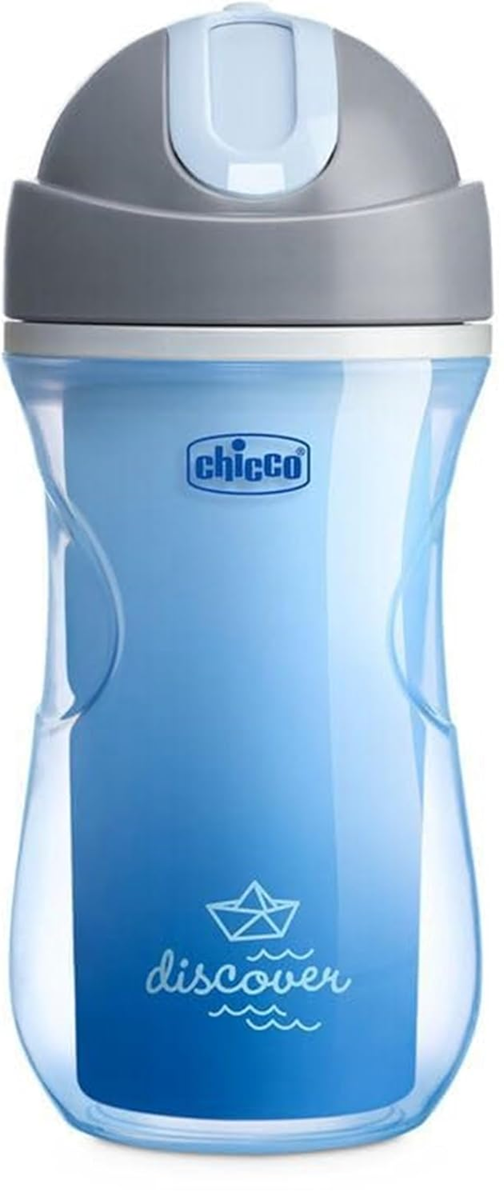 CHICCO Sport Cup tazza antigoccia con cannuccia 266 ml 14 m+