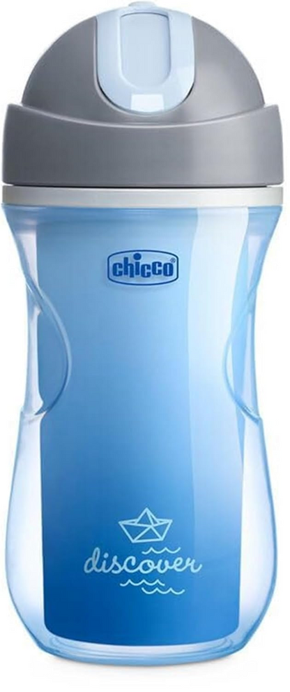 CHICCO Sport Cup tazza antigoccia con cannuccia 266 ml 14 m+