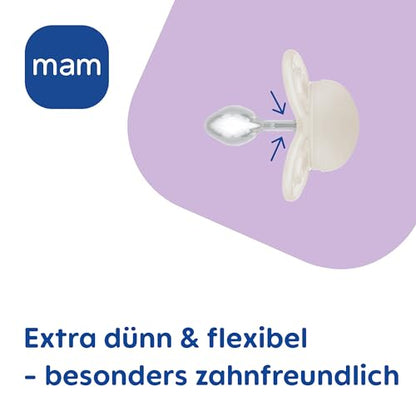 MAM Perfect Day & Night silikonesutter 0-6m x4 LYSER