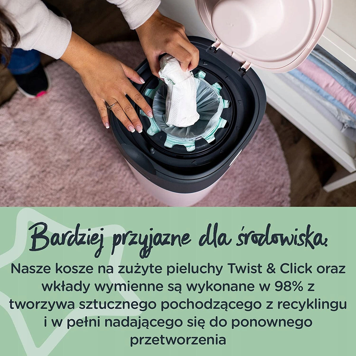 TOMMEE TIPPEE Twist&Click kosz na pieluchy