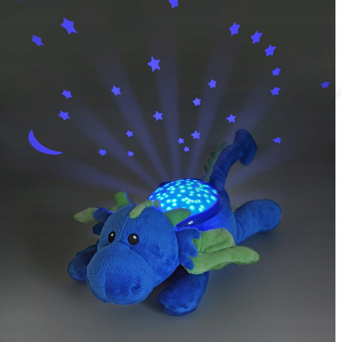 CLOUD B Twilight Buddies играчка за гушкане и проектор на звезди ДРАКОН 28 x 40 cm