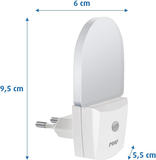 REER NightGuide LED éjjeli lámpa konnektorba, sötétségérzékelővel 6 9 db,5 cm
