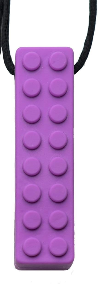 TILCARE Chew Chew beroligende bidering-halskæde 1,8 x 6,4 cm LILLA