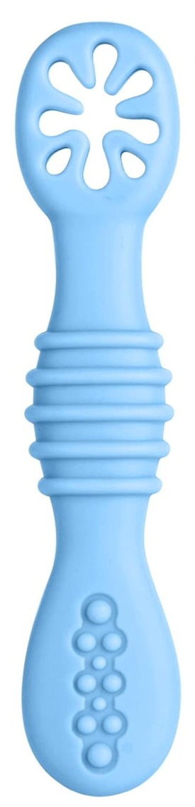 VICLOON Sticky Spoon colher de silicone 2,5 x 10 cm 4 m+ azul