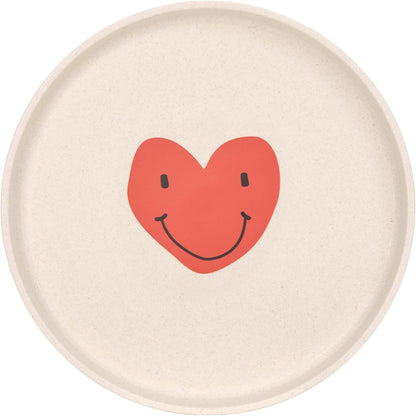 LASSIG Happy Heart piatto senza plastica e cellulosa 17,8 cm