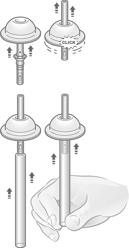 NUK 2 накрайника и 2 сламки за шише FLEXI CUP