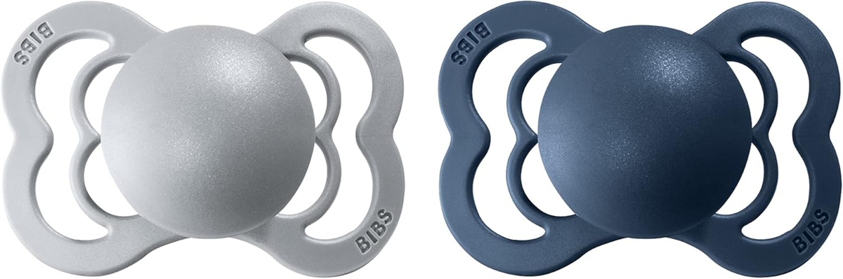 BIBS SUPREME succhietti calmanti in caucciù 0-6 mesi SIMMETRICI