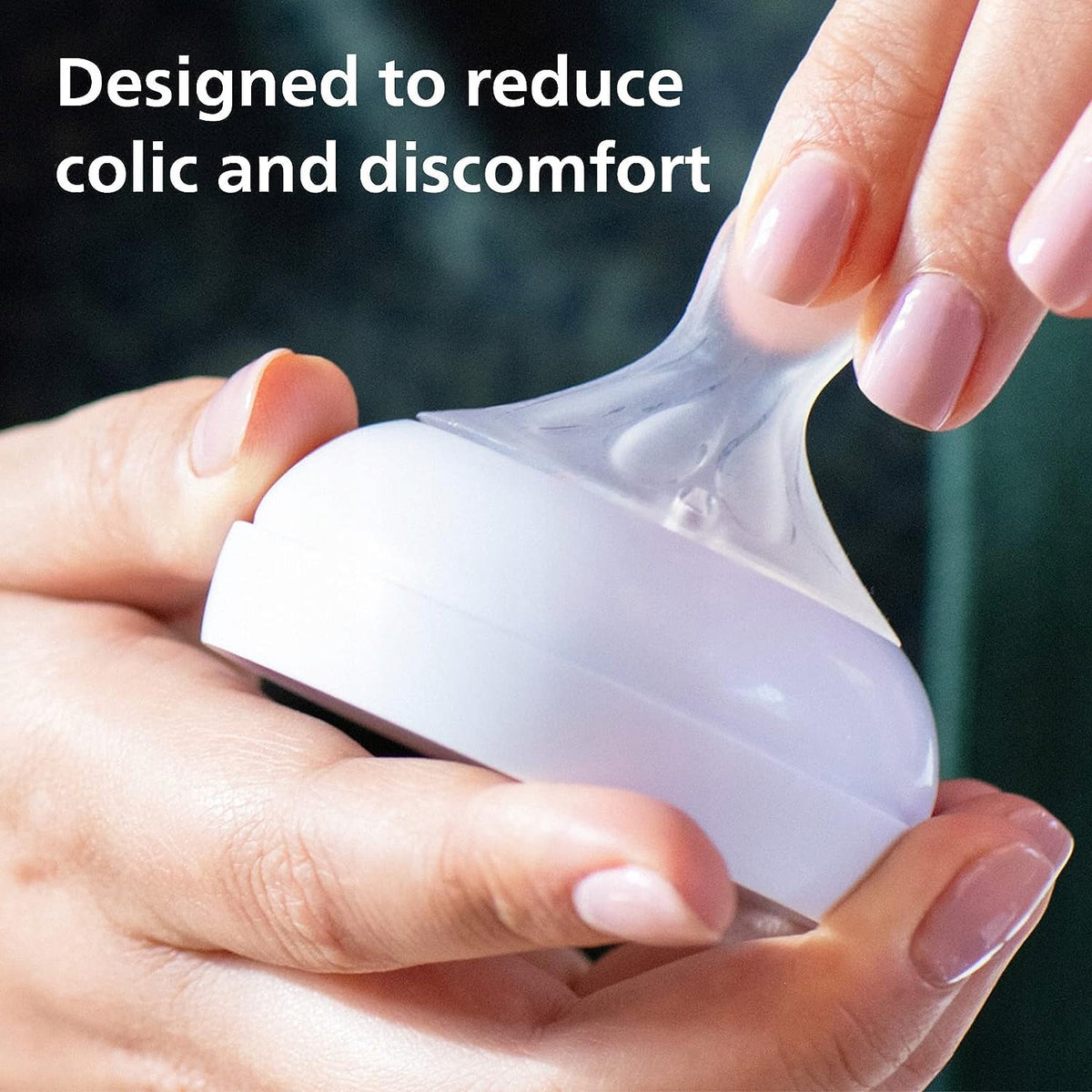 PHILIPS AVENT Natural RESPONSE биберони за шишета 0 месеца+ x2