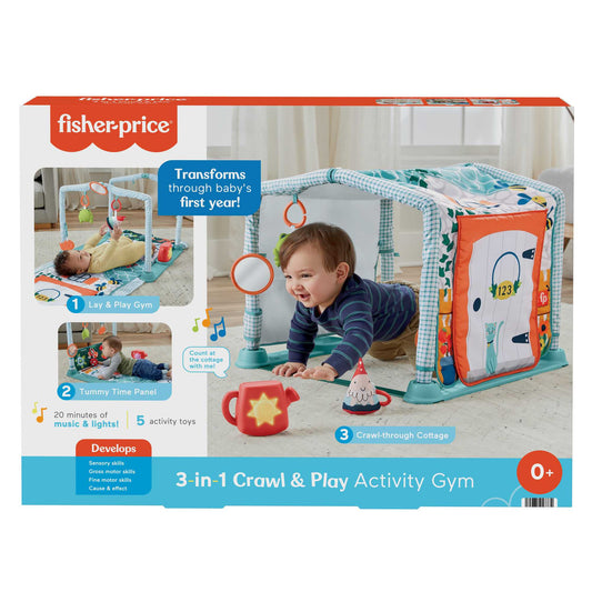 FISHER-PRICE hracia podložka 3 v 1 vzdelávací Domček objaviteľov