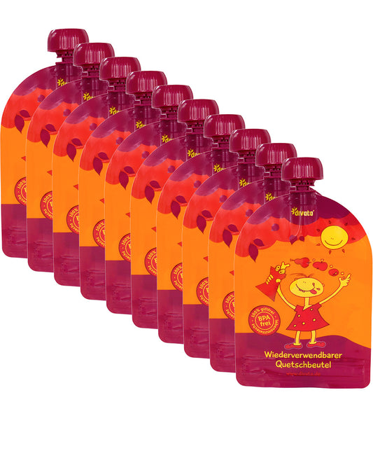 DIVATA MINI σωληνάρια σακουλάκια για πουρέ 10 τεμ. 100 ml