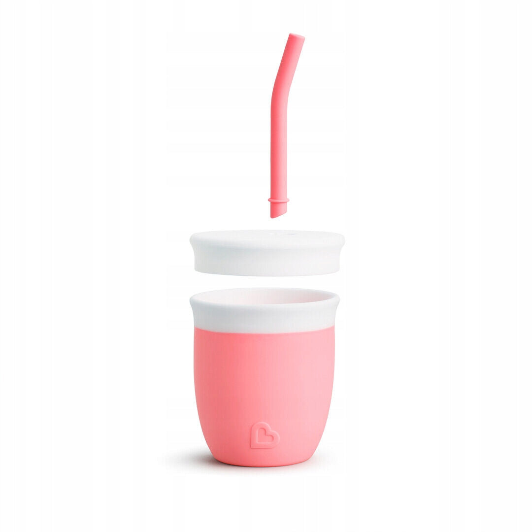 MUNCHKIN C'est Silicone ! gobelet avec paille 6mois+ 120ml