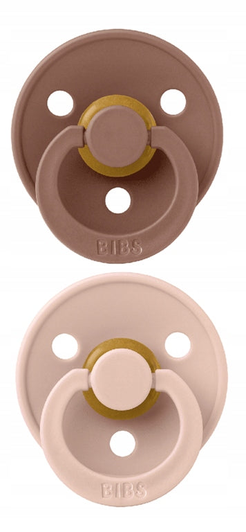 BIBS COLOUR succhietti calmanti 2 pezzi caucciù 6 mesi+ SIMMETRICI