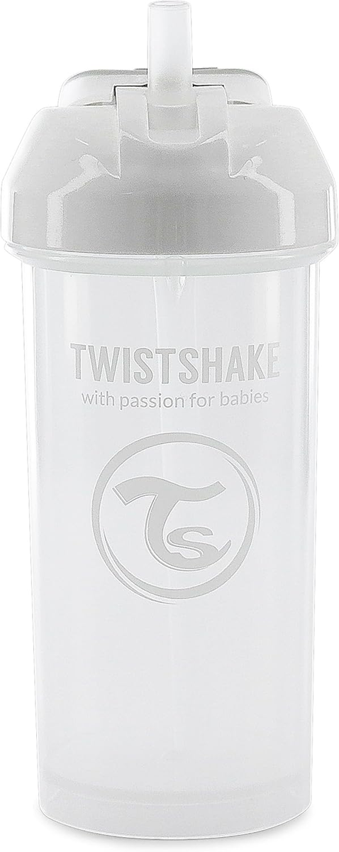 TWISTSHAKE Vaso antiderrame con pajita 360 ml 6 m+