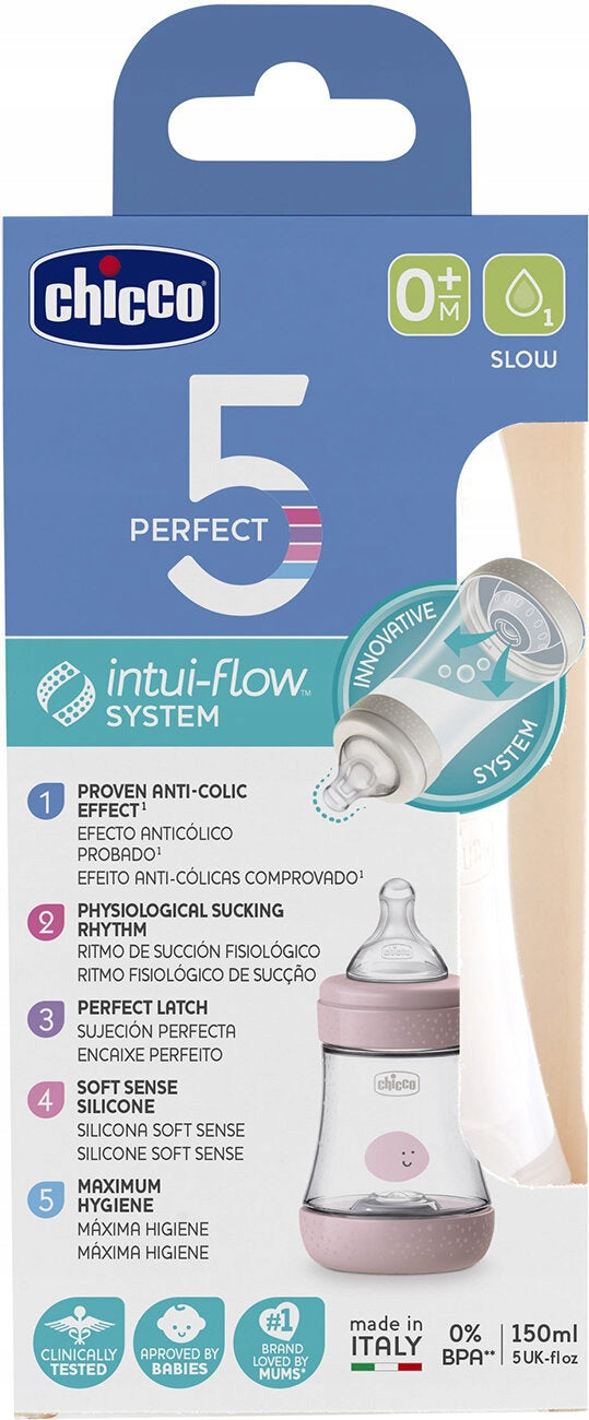 CHICCO steklenička Perfect5 0m+ 150ml