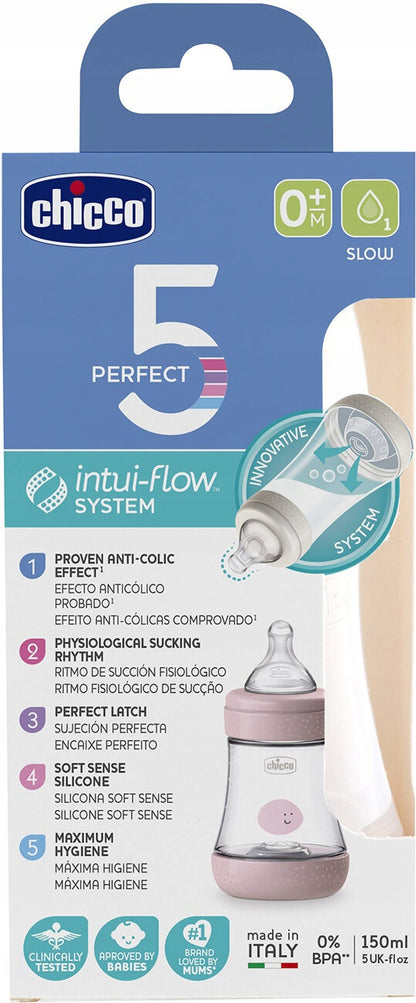 CHICCO steklenička Perfect5 0m+ 150ml
