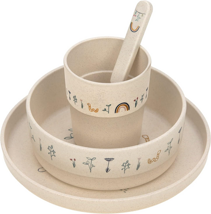 LASSIG set di stoviglie senza melamina Garden Explorer
