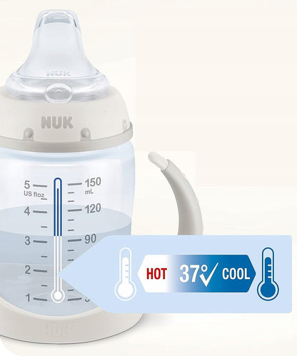 NUK Learner Cup grafika wskaźnika temperatury kubka w innym kolorze
